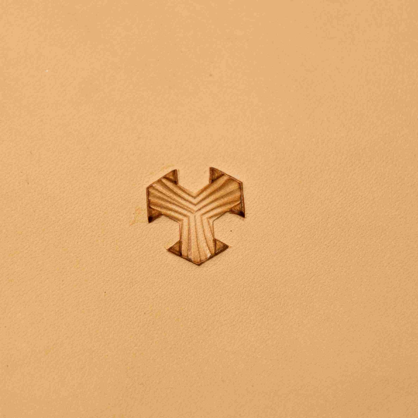 LT378 Geometric Leather Stamping Tool–Interlocking Shapes Geometric 14x15mm (5/9" x 7/12")