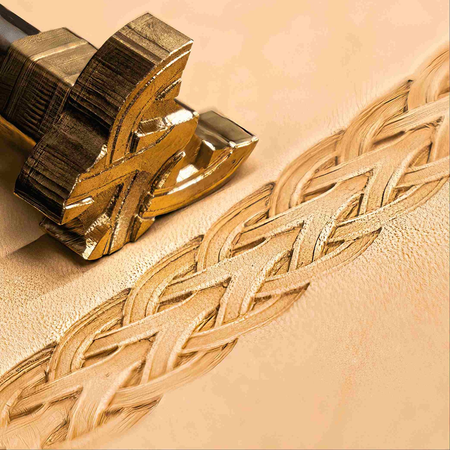 Pattern Leather Stamp – Celtic Style