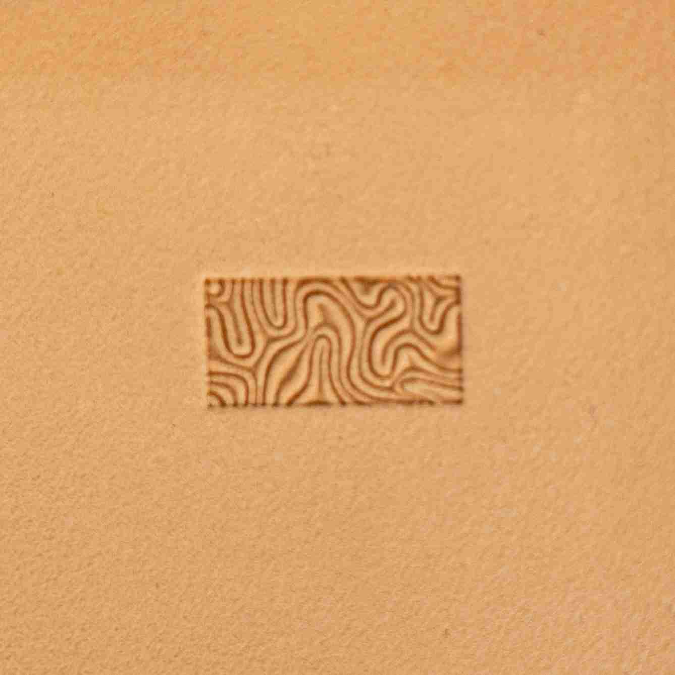 LT191 Maze Lines Leather Stamping Tool– Maze Lines 17x9mm (2/3" x 5/14")
