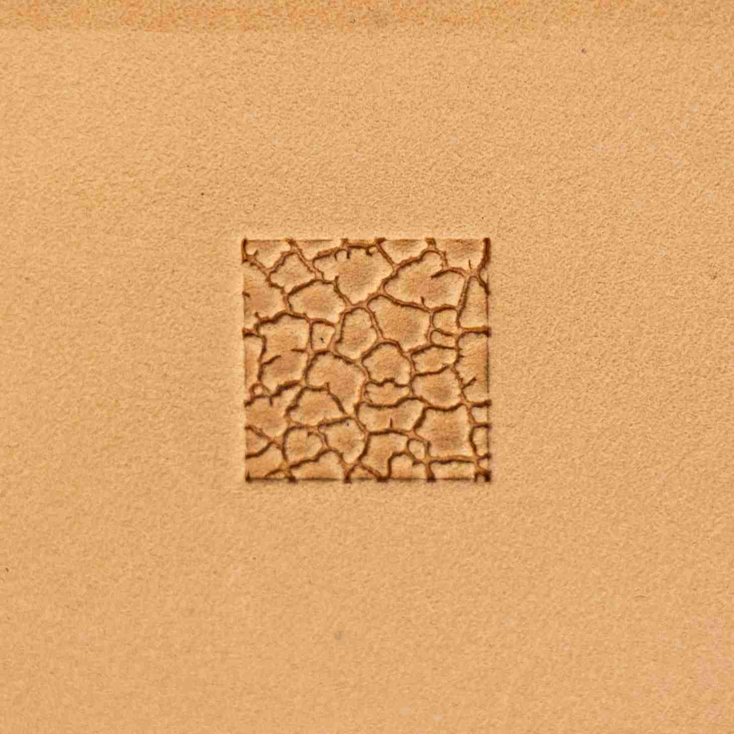 LT193 Cracked Earth Leather Stamping Tool– Cracked Earth 16x16mm (5/8" x 5/8")