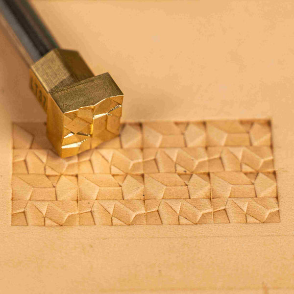 Geometric Leather Stamp – Mosaic Style