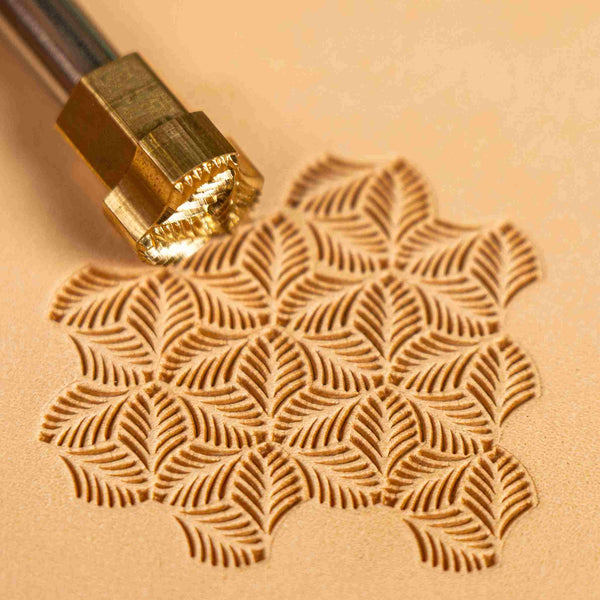 Pattern Leather Stamp – Leaf Motif