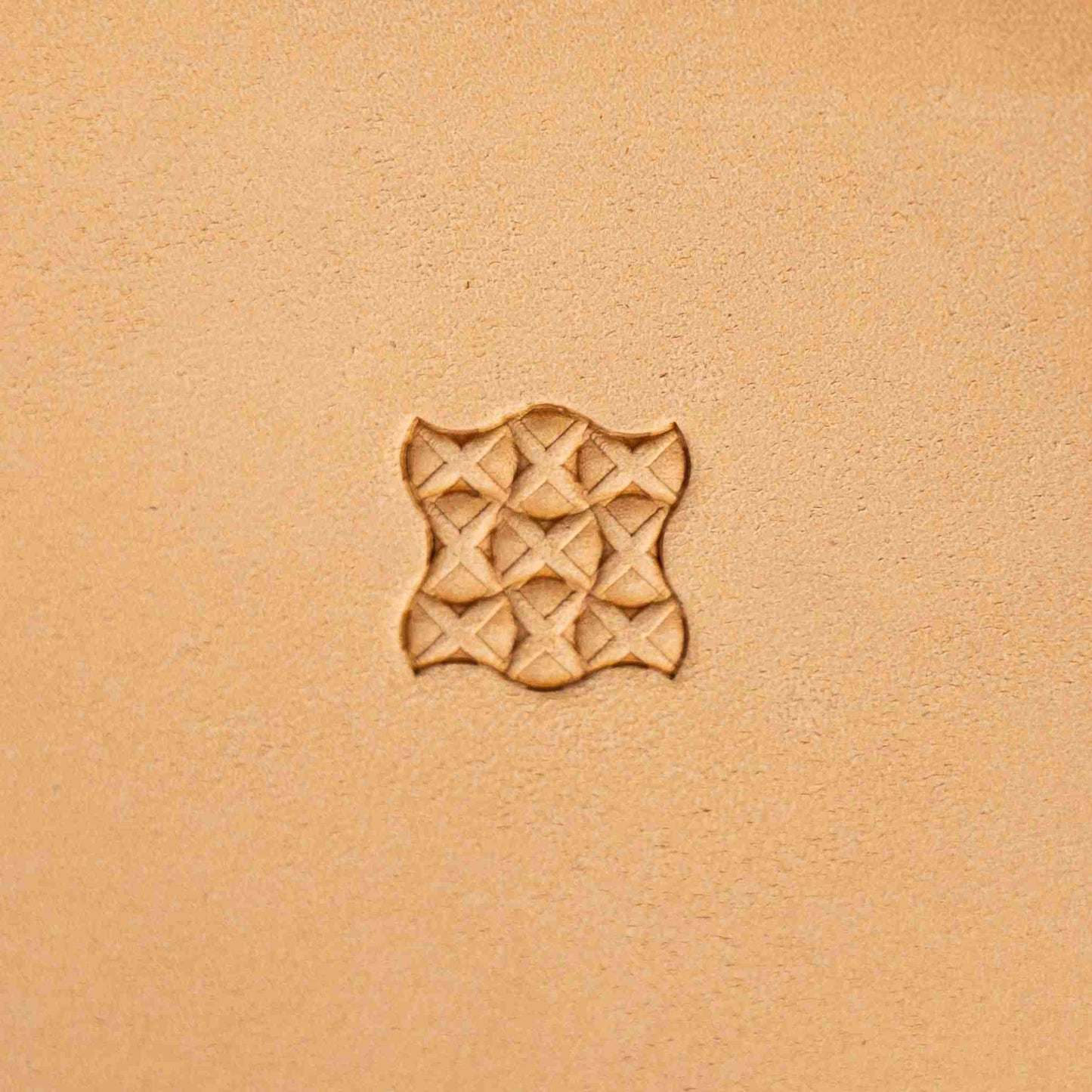 LT387 Cross Lattice Leather Stamping Tool– Cross Lattice 15x15mm (7/12" x 7/12")