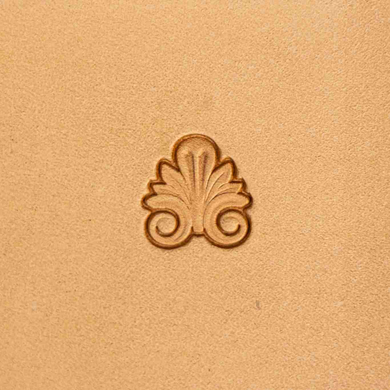 LT392 Flourish Motif Leather Stamping Tool– Flourish Motif 14x14mm (5/9" x 5/9")