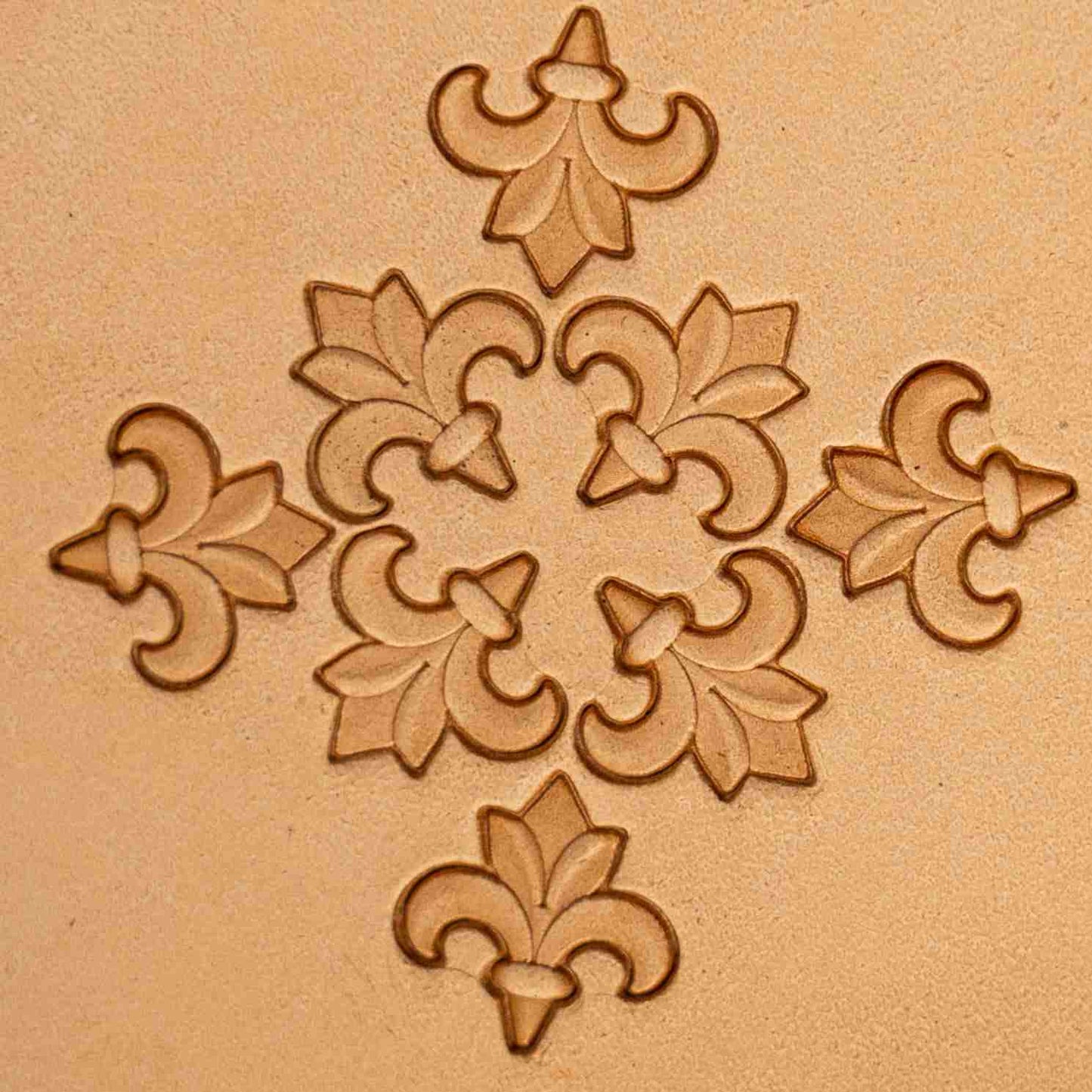 LT396 Fleur Design Leather Stamping Tool– Fleur Design 15x15mm (7/12" x 7/12")