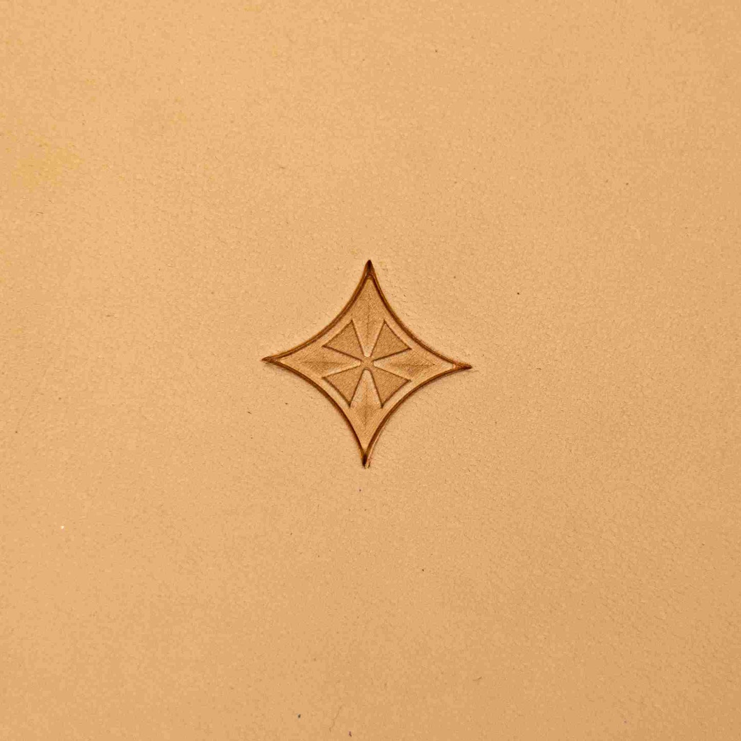 LT221 Geometric Leather Stamping Tool–Star Tile Geometric 15x15mm (7/12" x 7/12")