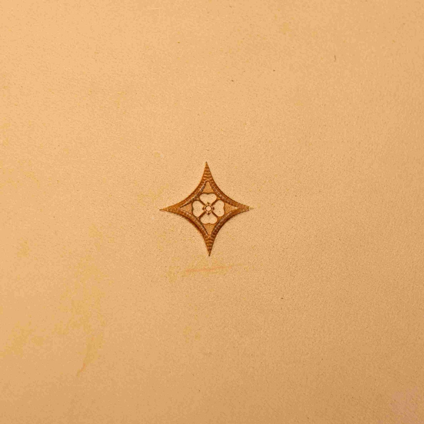 LT224 Geometric Leather Stamping Tool–Floral Tiles Geometric 15x15mm (7/12" x 7/12")