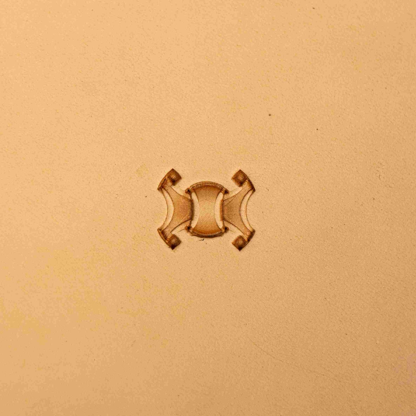 LT230 Basket Weave Leather Stamping Tool–Leather Stamps Stamping Tool – Interlocking Shapes Basket Weave 16x13mm (5/8" x 1/2")