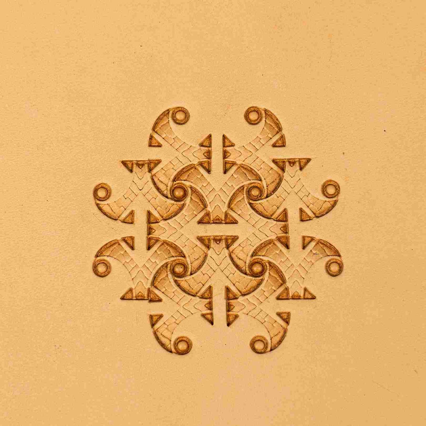 LT232 Abstract Scrollwork Motif Leather Stamping Tool– Abstract Scrollwork Motif (11/16x7/16")