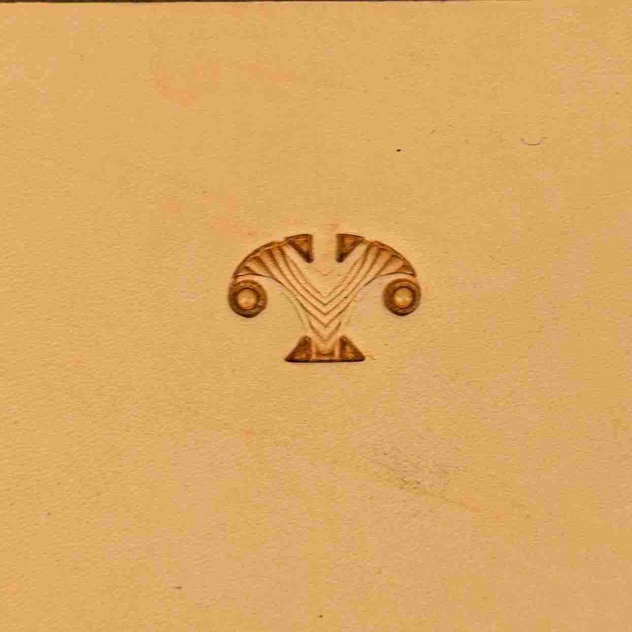 LT237 Geometric Leather Stamping Tool–Decor Geometric 18x11mm (5/7" x 7/16")