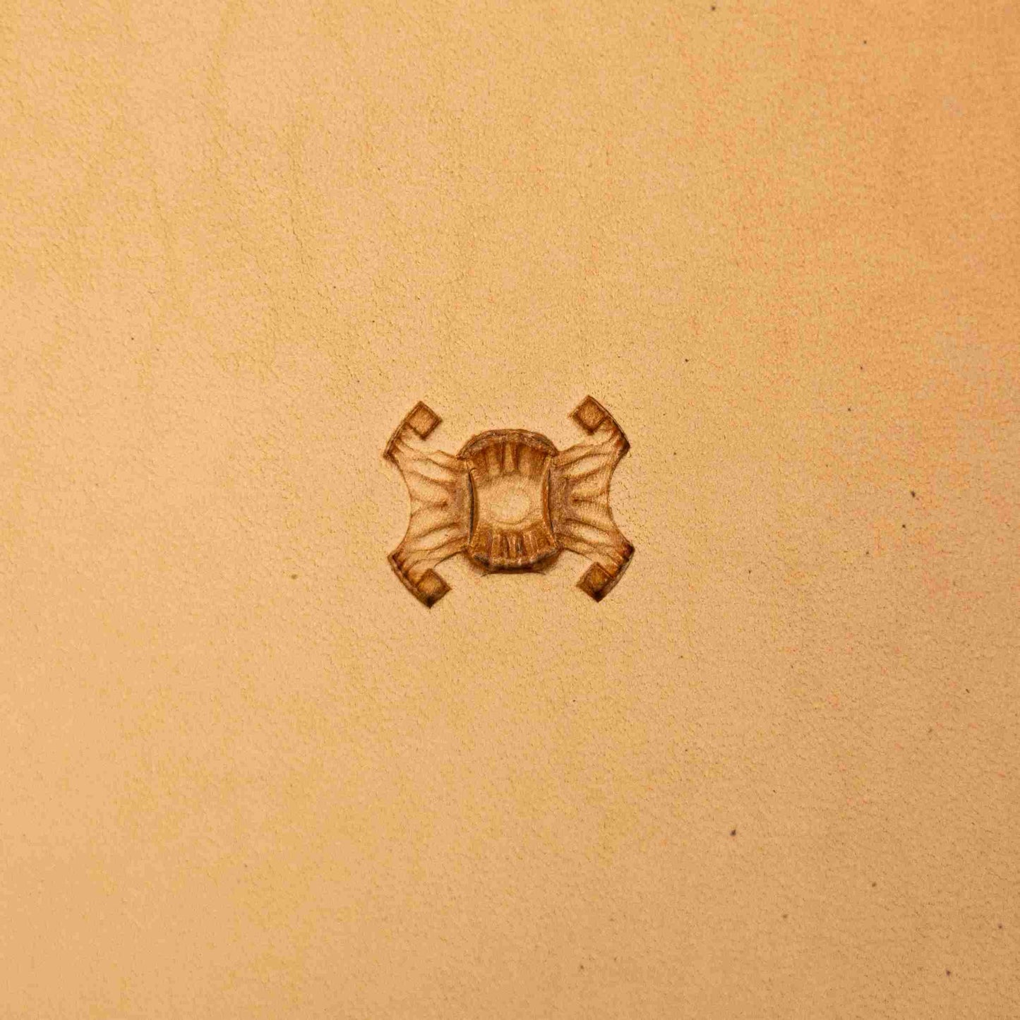 LT245 Basket Weave Leather Stamping Tool–Honeycomb Style Basket Weave 16x13mm (5/8" x 1/2")