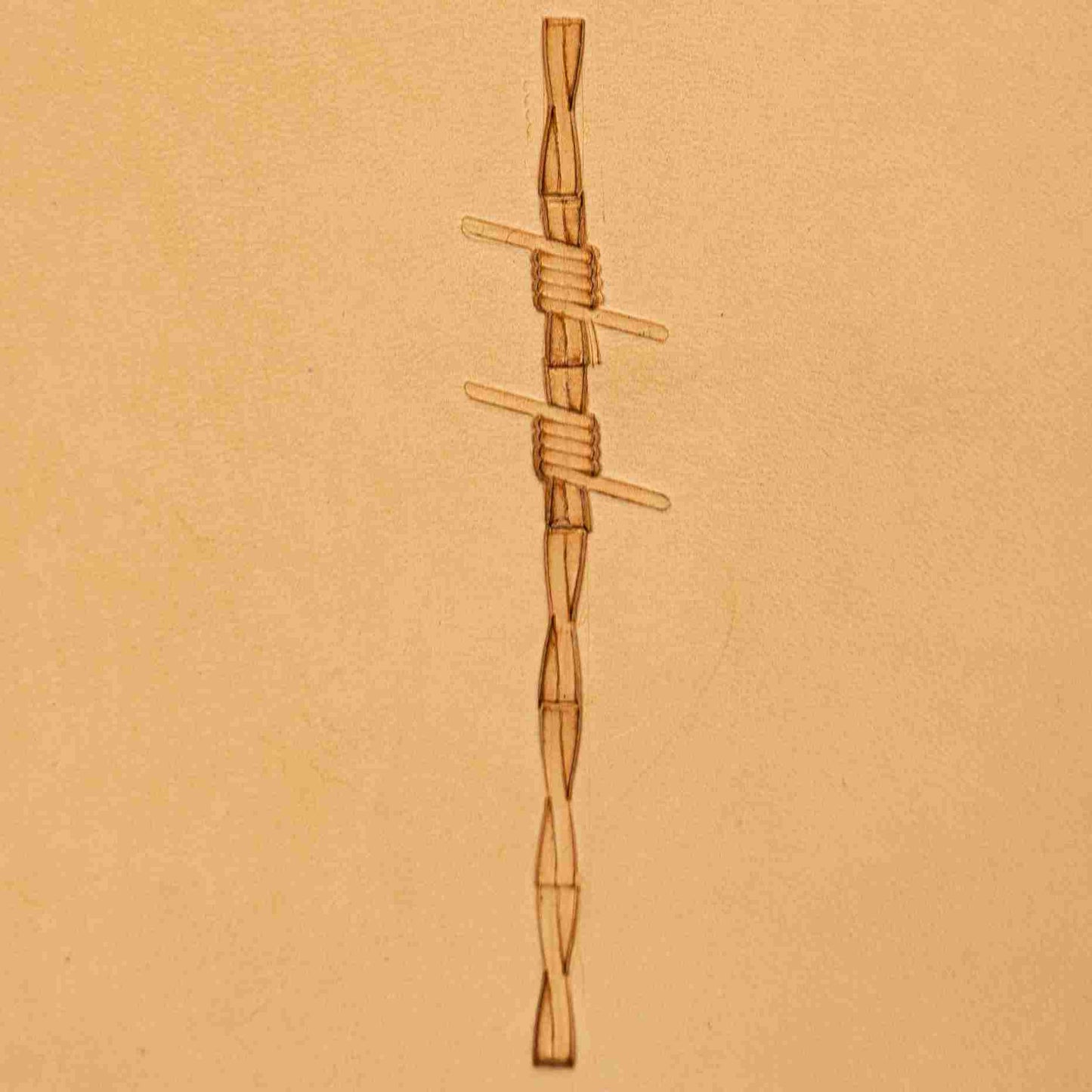 LT247 Barbed Wire Leather Stamping Tool– Barbed Wire 13x3mm (1/2" x 1/8")
