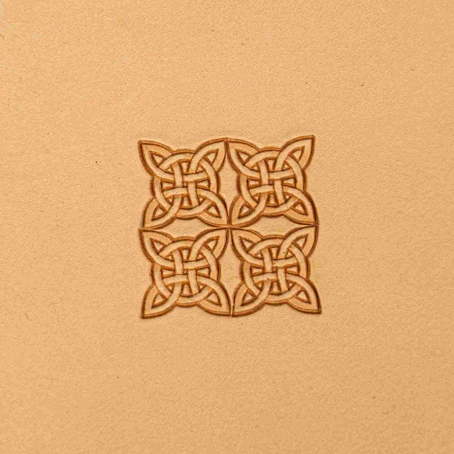 LT310 Geometric Leather Stamping Tool–Celtic Knot Geometric 18x18mm (5/7" x 5/7")