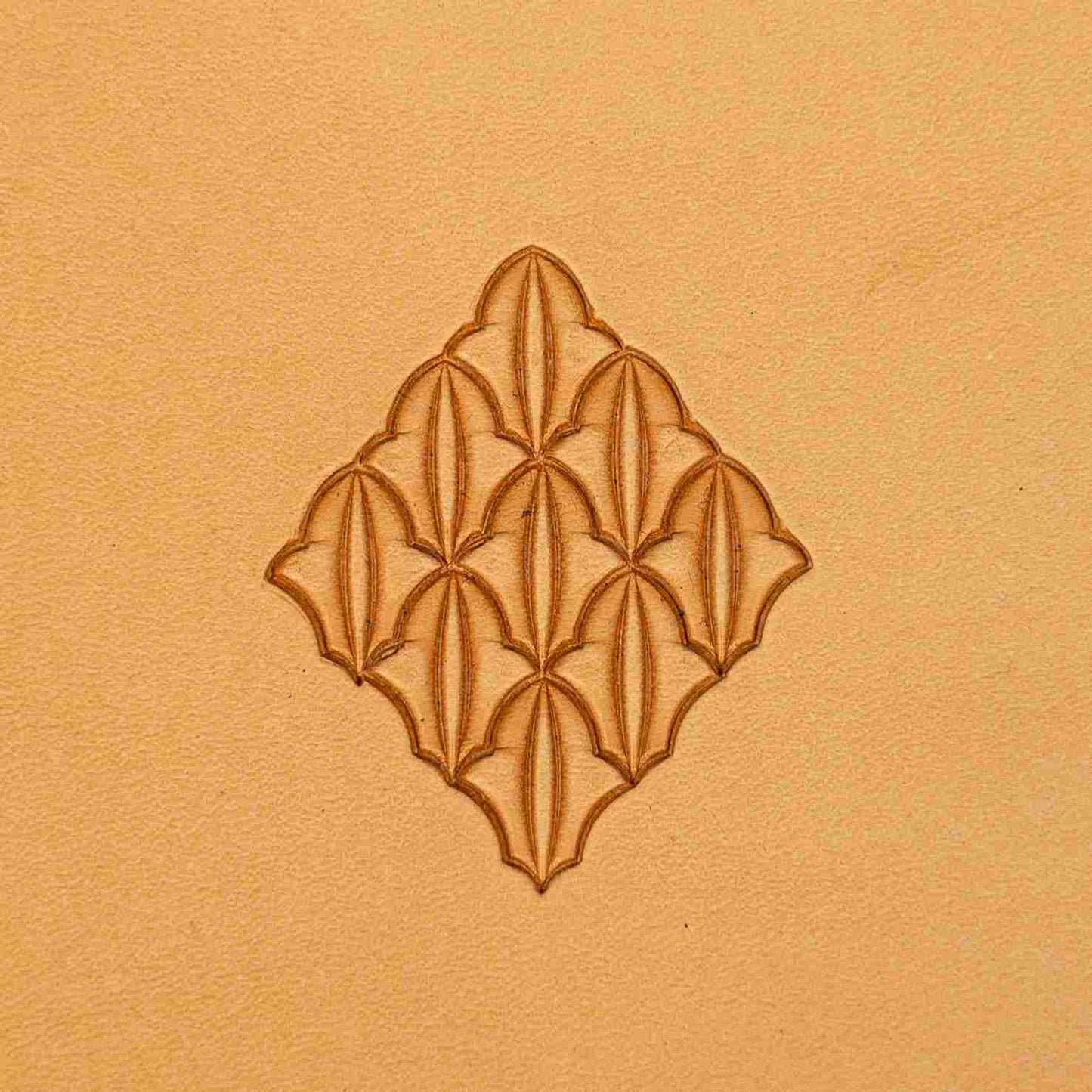 LT315 Geometric Leather Stamping Tool–Petal Cluster Geometric 15x12mm (7/12" x 7/15")