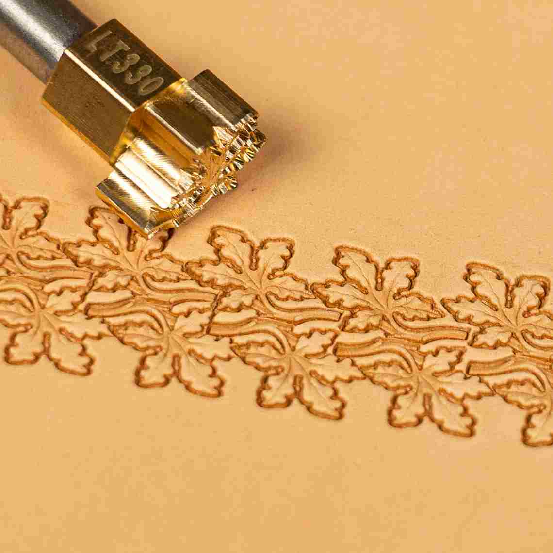 Oak Leaf Leather Stamp – Border Strip