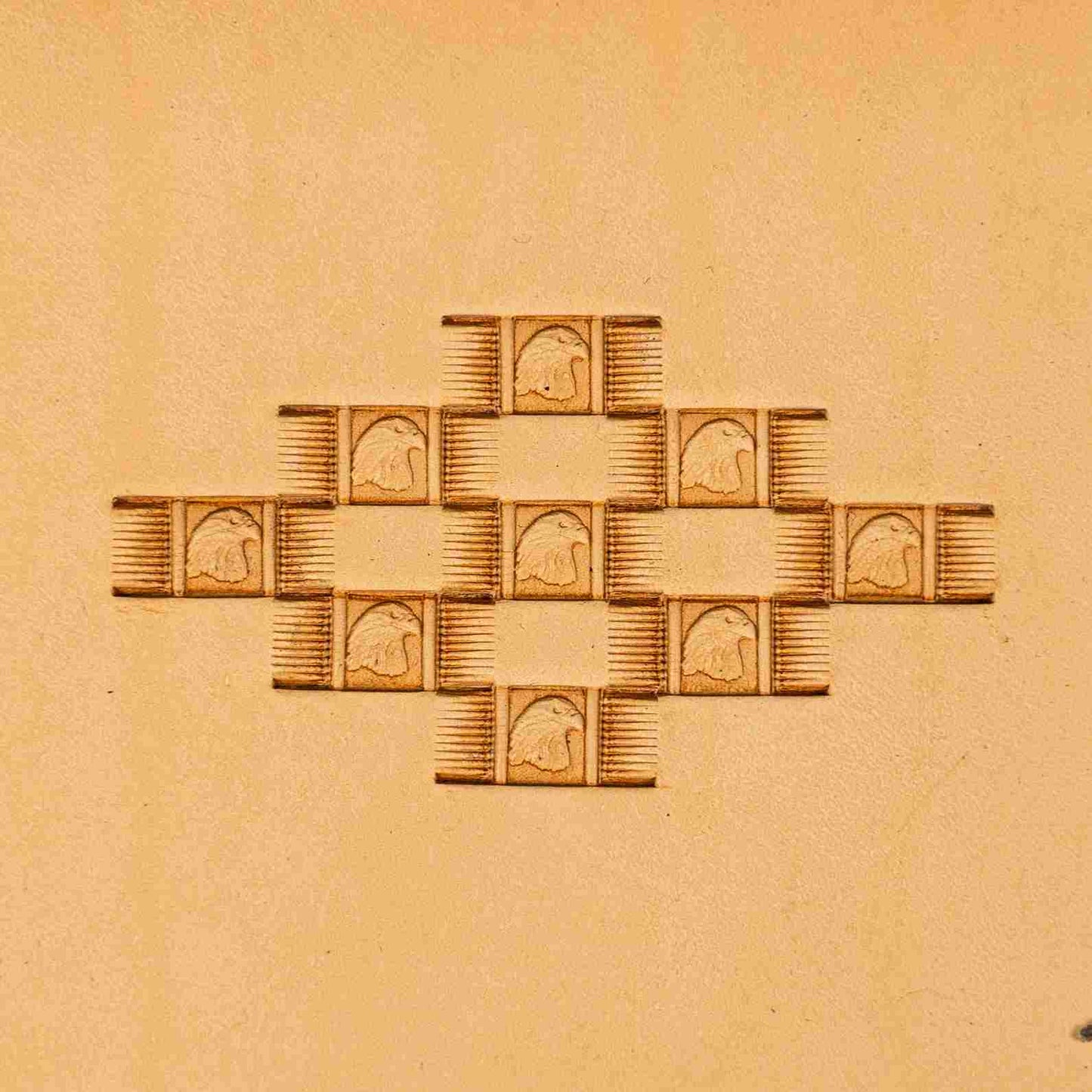 LT344 Eagle Leather Stamping Tool–Head Eagle 16x7mm (5/8" x 3/11")
