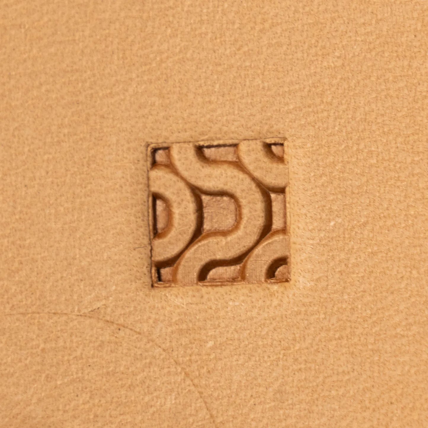 Pattern Leather Stamp – Retro Curve