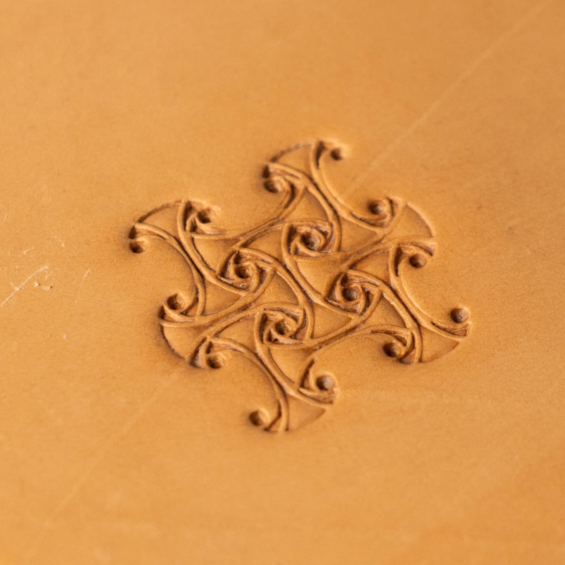 Geometric Leather Stamp – Celtic Style