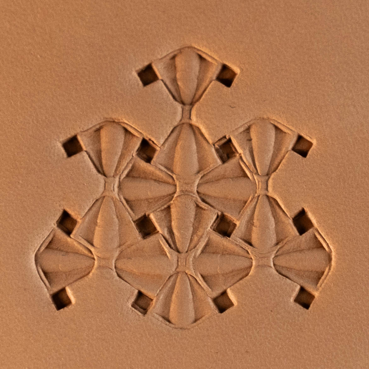 LT323 Geometric Leather Stamping Tool–Hourglass Shape Geometric 12x17mm (7/15" x 2/3")