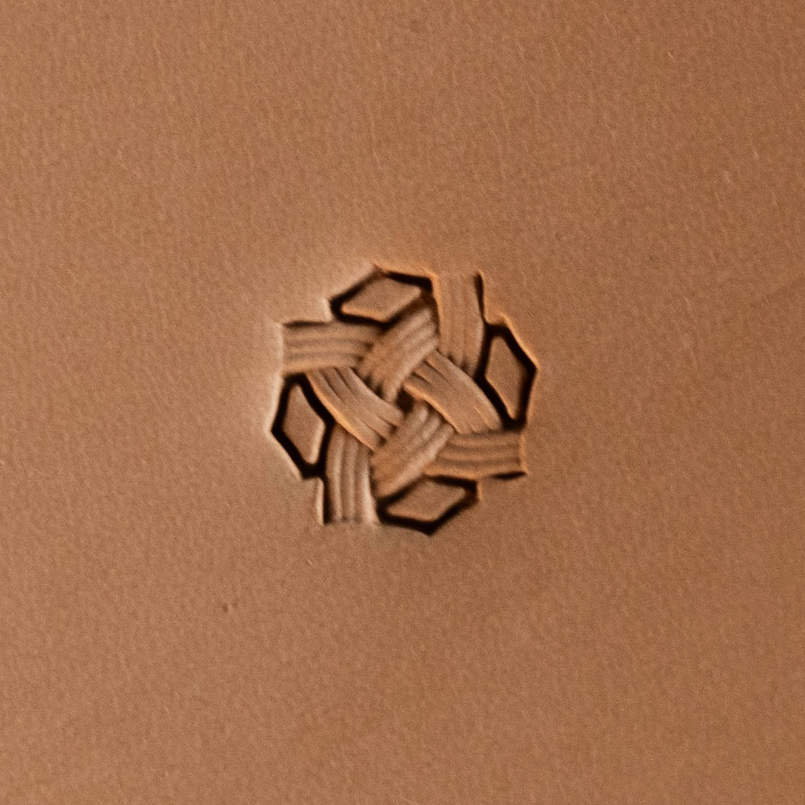 Basket Weave Leather Stamp – Celtic Knot