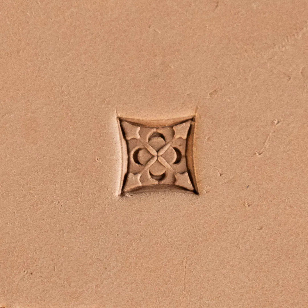 LT600 Floral Tile Leather Stamping Tool– Floral Tile 10x10mm (2/5" x 2/5")