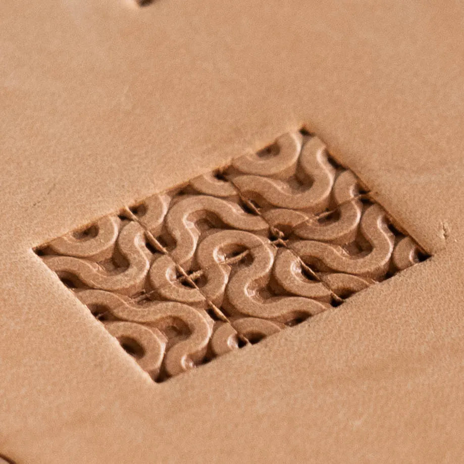 LT214 Wave Tile Leather Stamping Tool– Wave Tile 10x10mm (2/5" x 2/5")