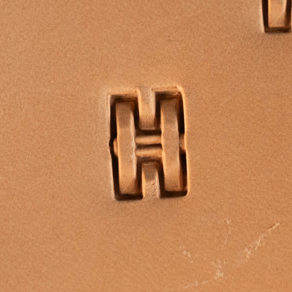 Basket Weave Leather Stamp – Interlocking Blocks