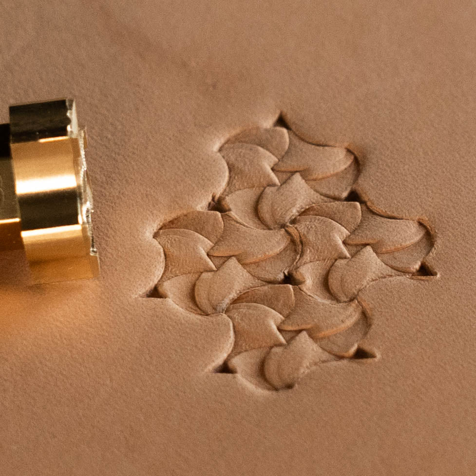 LT373 Fish Leather Stamping Tool–Scale Fish 18x17mm (5/7" x 2/3")