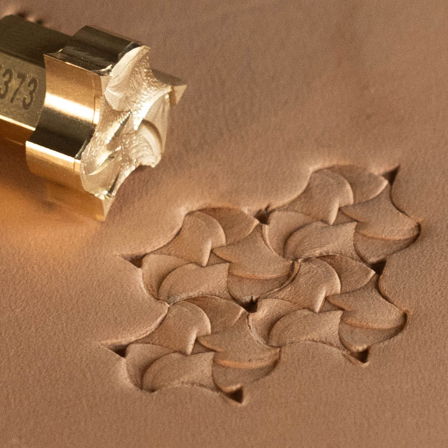 LT373 Fish Leather Stamping Tool–Scale Fish 18x17mm (5/7" x 2/3")