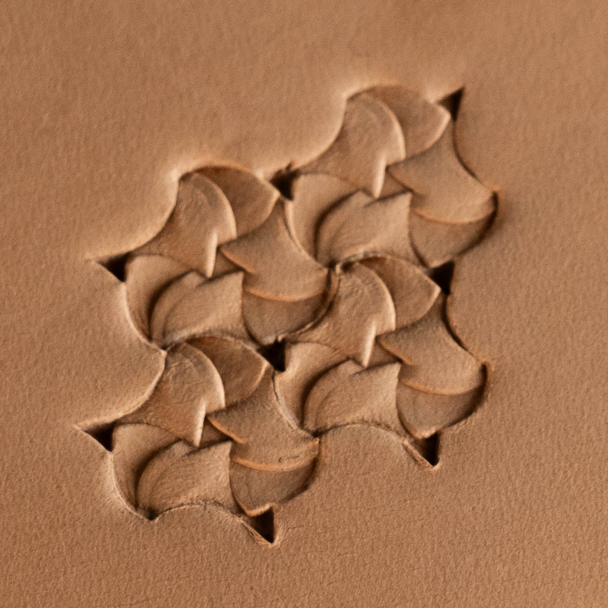 Pattern Leather Stamp – Fish Scale