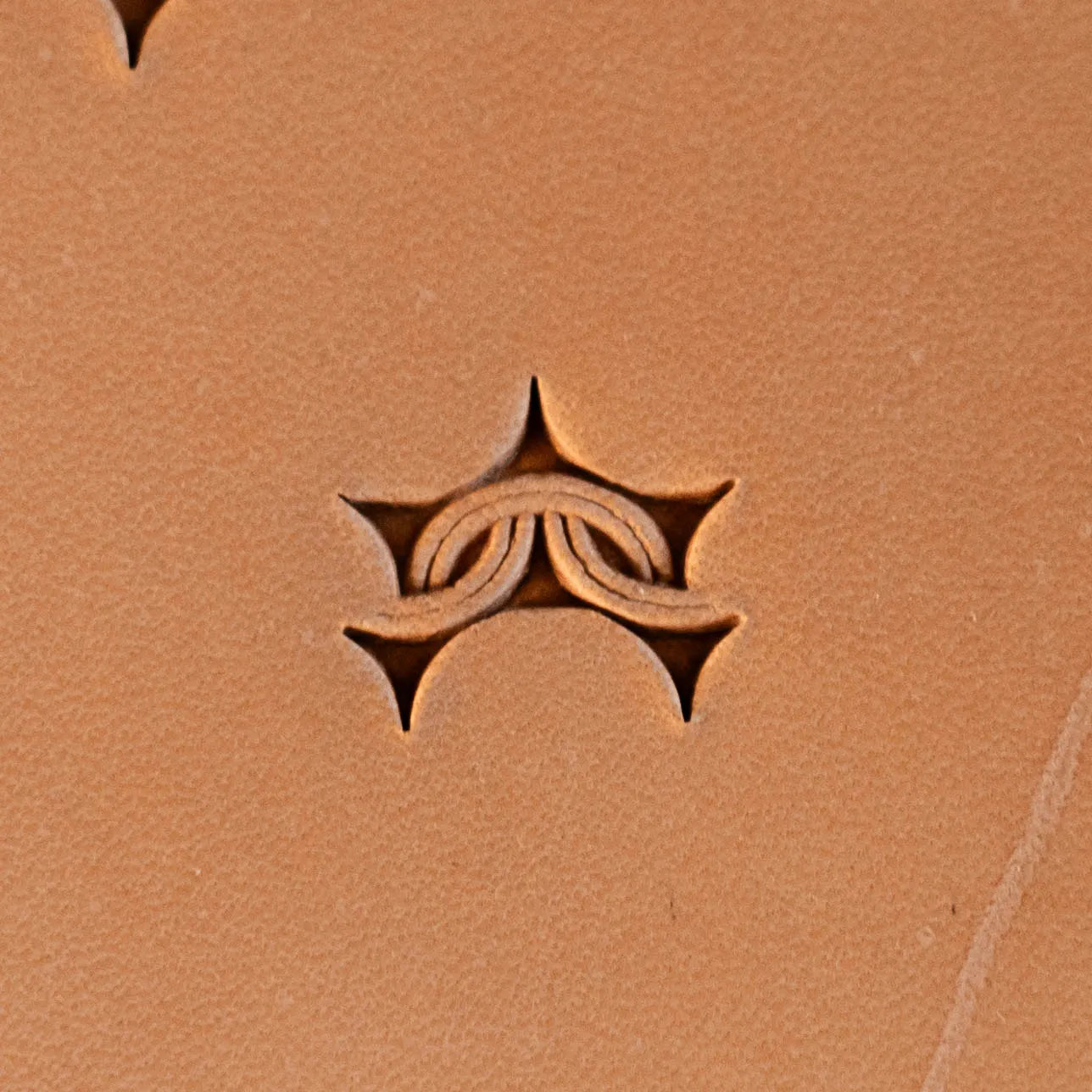 LT506 Geometric Leather Stamping Tool–Chain Links Geometric 15x13mm (7/12" x 1/2")