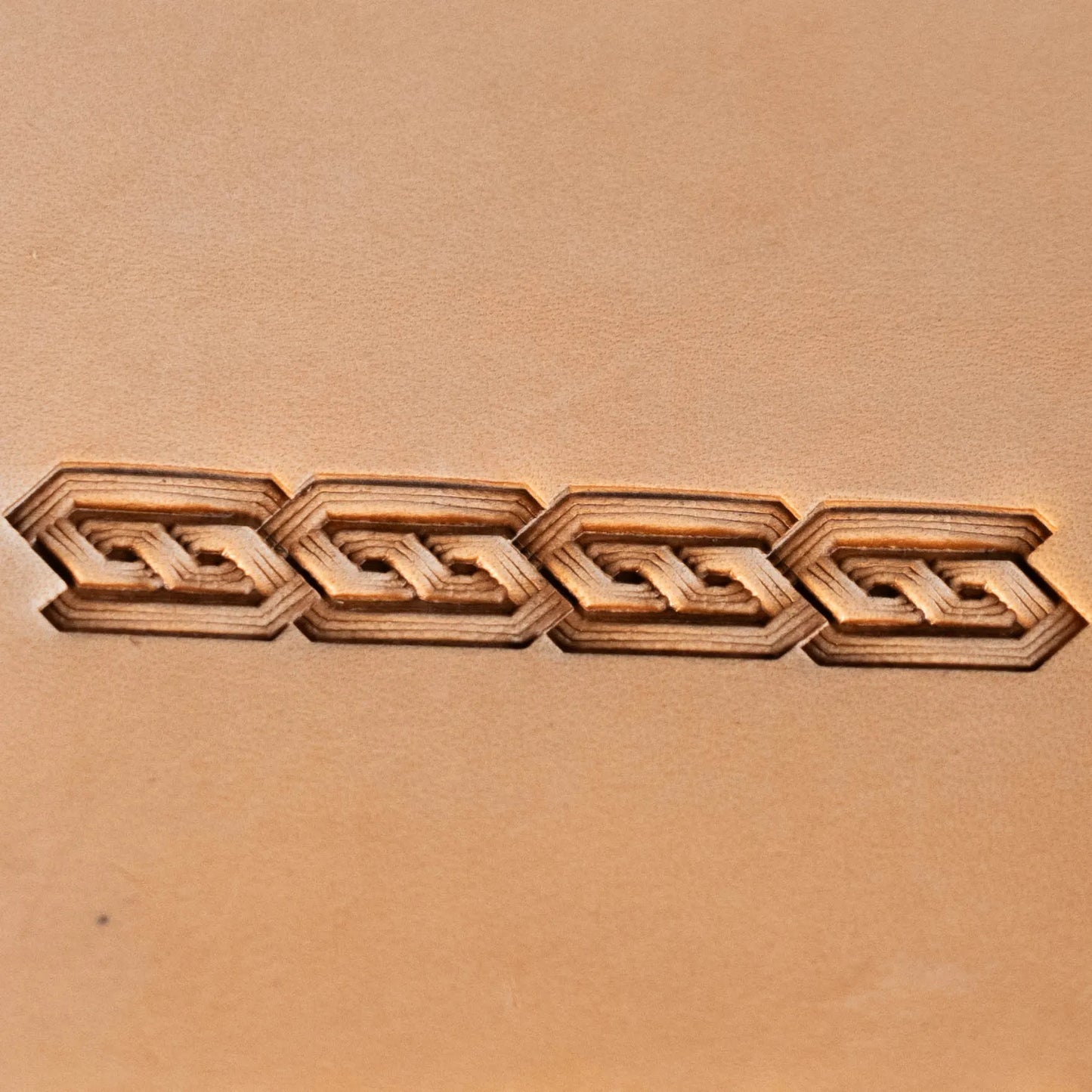 LT517 Geometric Leather Stamping Tool–Chain Link Geometric 20x10mm (11/14" x 2/5")
