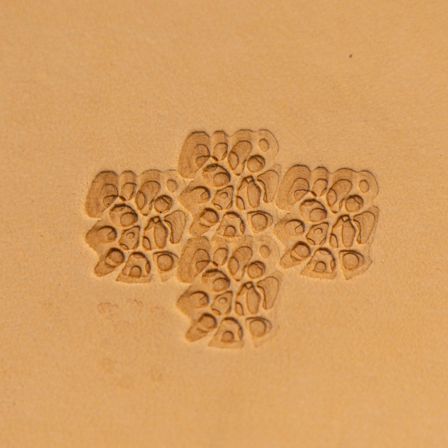 LT537 Floral Cluster Leather Stamping Tool– Floral Cluster 15x17mm (7/12" x 2/3")