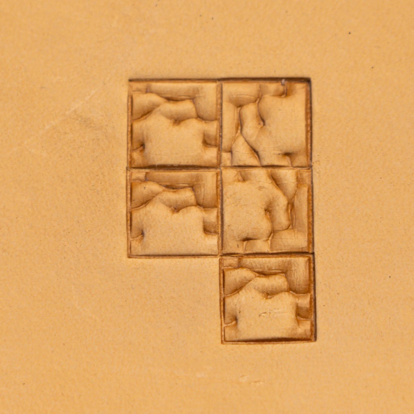 LT581 Geometric Leather Stamping Tool–Abstract Square Geometric 13x13mm (1/2" x 1/2")