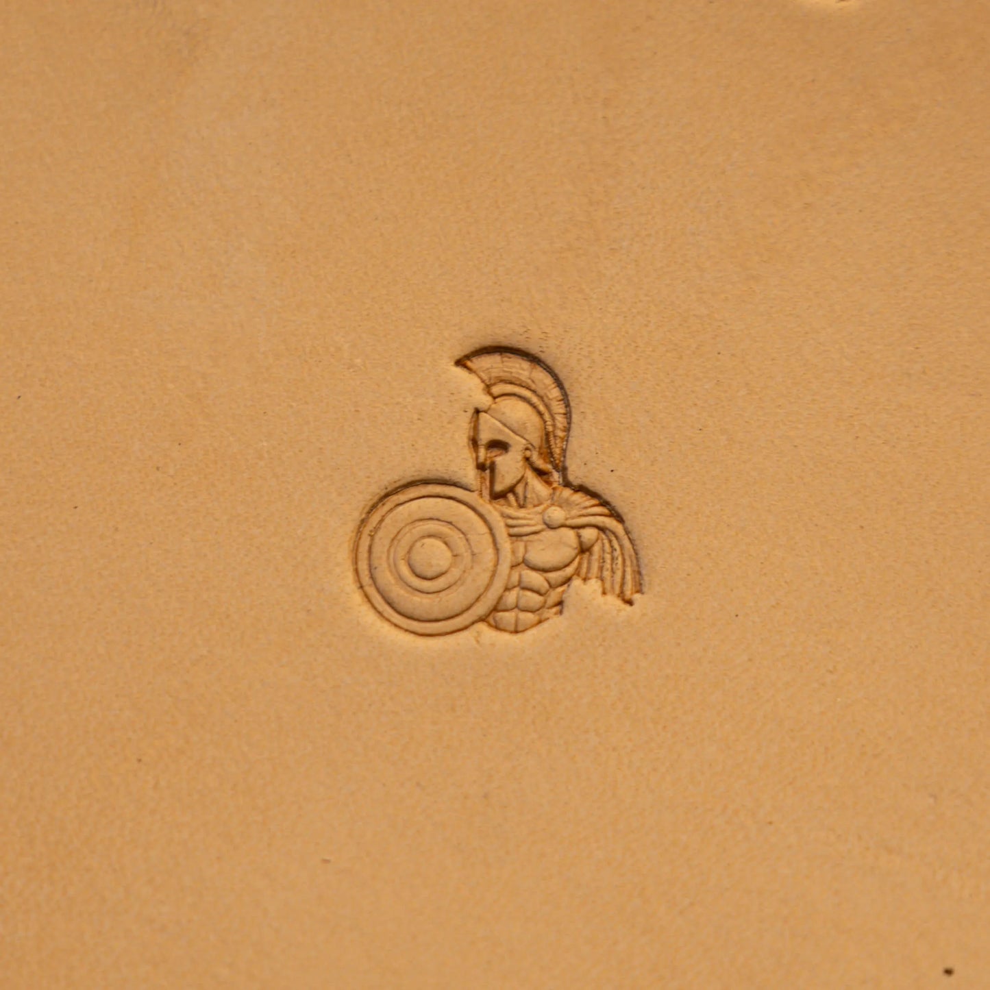 Pattern Leather Stamp – Spartan Warrior