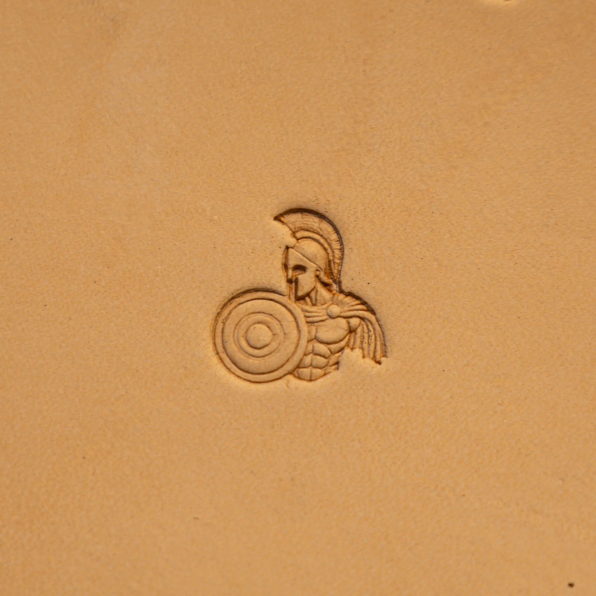 Pattern Leather Stamp – Spartan Warrior