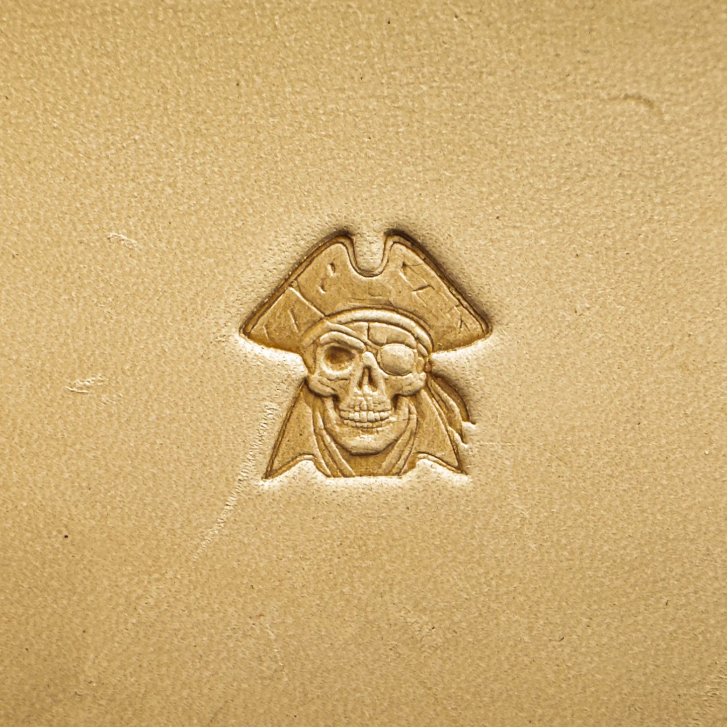 Skull Leather Stamp – Pirate Captain