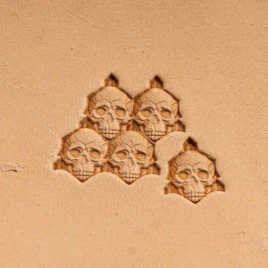 Skull Leather Stamp – Pattern