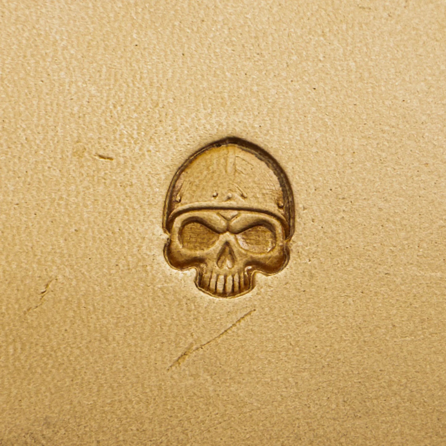 LT572 Skull Leather Stamping Tool–Viking Helmet Skull 12x15mm (7/15" x 7/12")