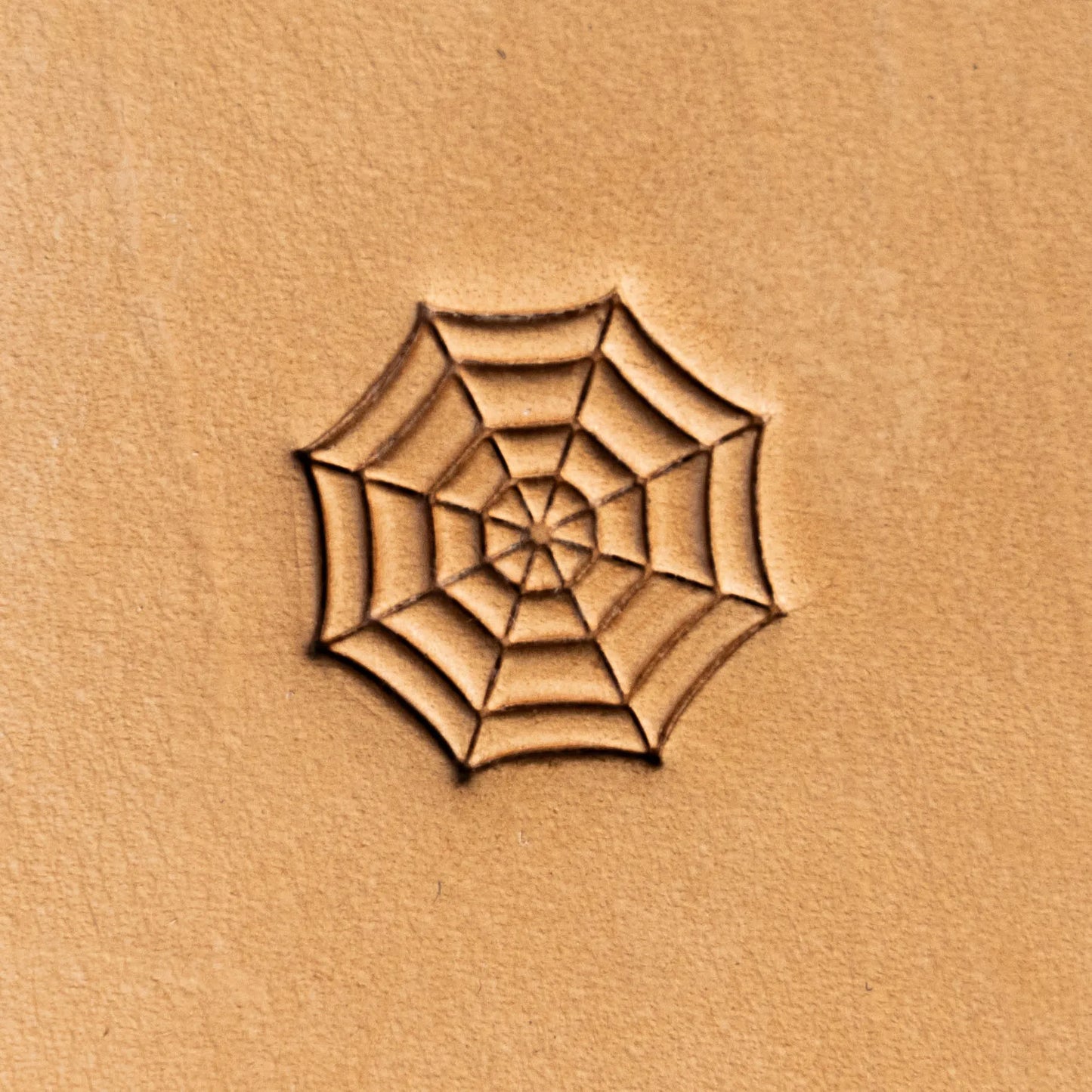 LT225 Geometric Leather Stamping Tool–Spider Web Geometric 20x20mm (11/14" x 11/14")