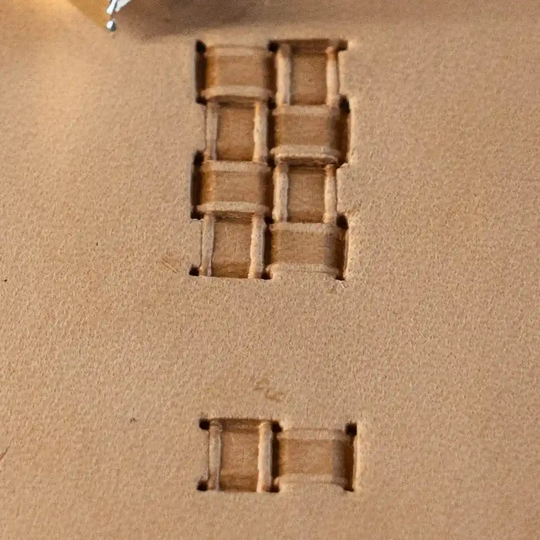 LT776 Basket Weave Leather Stamping Tool– Basket Weave 14x07mm (5/9" x 3/11")