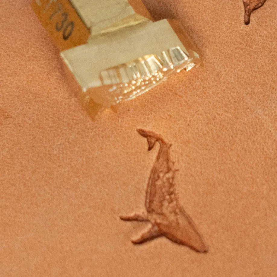 LT730 Dolphin Leather Stamping Tool for Professional Crafters – Stylized Dolphin 17x15mm (2/3" x 7/12")