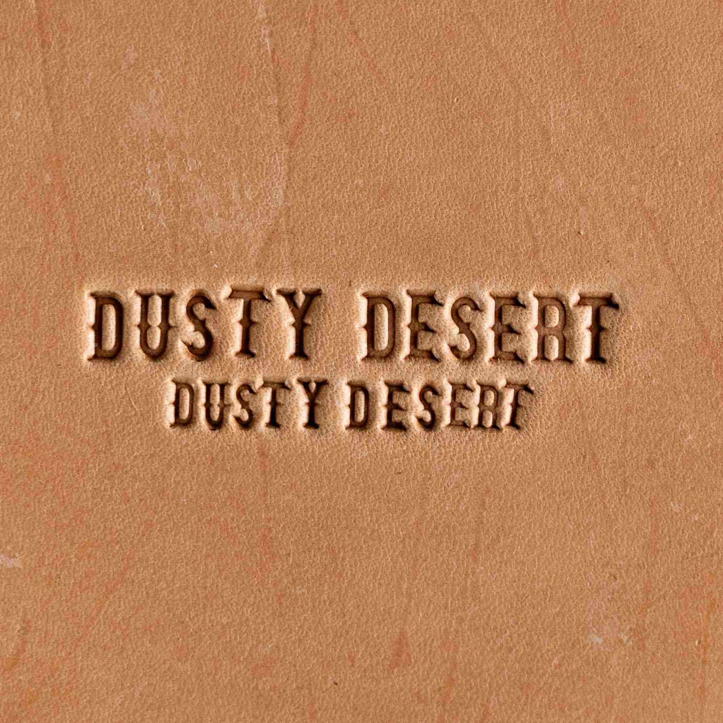 Dusty Desert Steel Stamp Set – A–Z and 0–9 for Leather