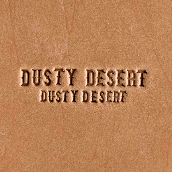 Dusty Desert  Alphabet Leather Stamp Steel Set – A–Z and 0–9 for Leather