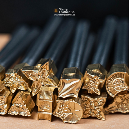 Custom Leather Stamp – Your Logo or Design in Brass