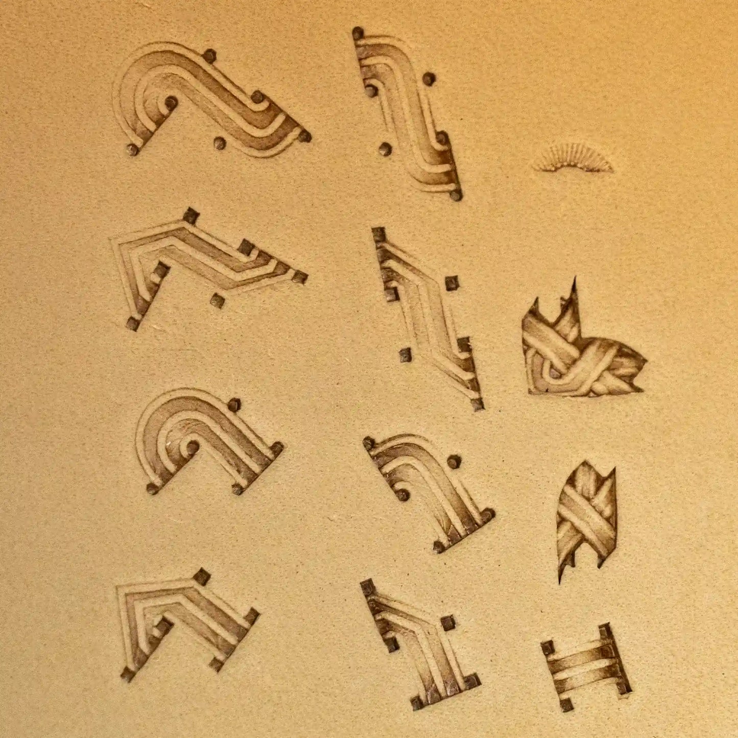 13 Stamps -The Celtic Knot Builder: Modular Solid Brass Stamp Set