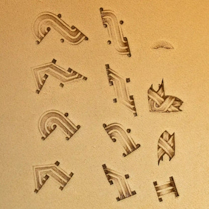 13 Stamps -The Celtic Knot Builder: Modular Solid Brass Stamp Set