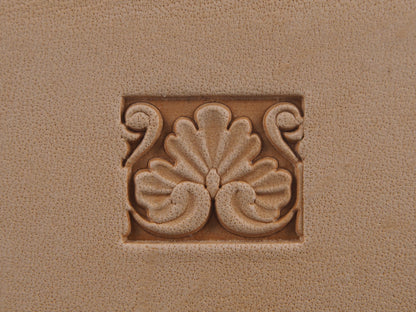 Ornamental Flower Leather Stamp · LT157