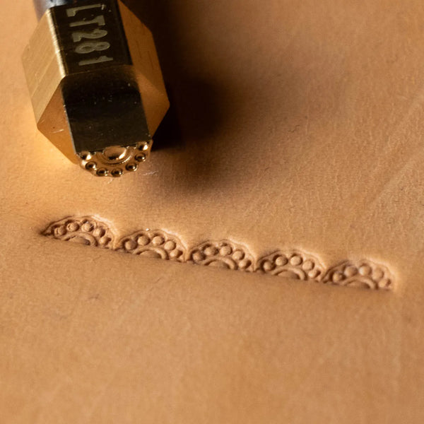 Pattern Leather Stamp – Scallop Border