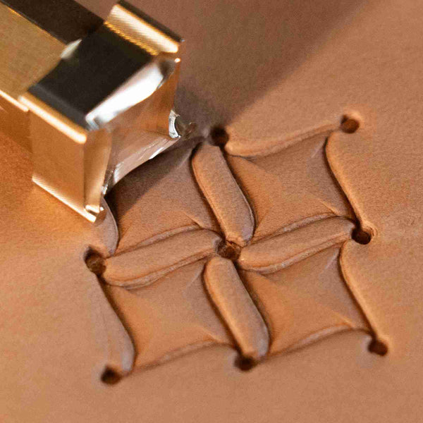 Pattern Leather Stamp – Quilt Style